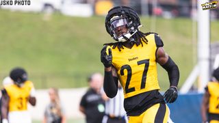 Steelers' Cory Trice Jr. Recognized As "Biggest Wild Card" Ahead Of 2024 Season (Steelers News). Photo by Jordan Schofield / SteelerNation (Twitter / X: @JSKO_PHOTO)